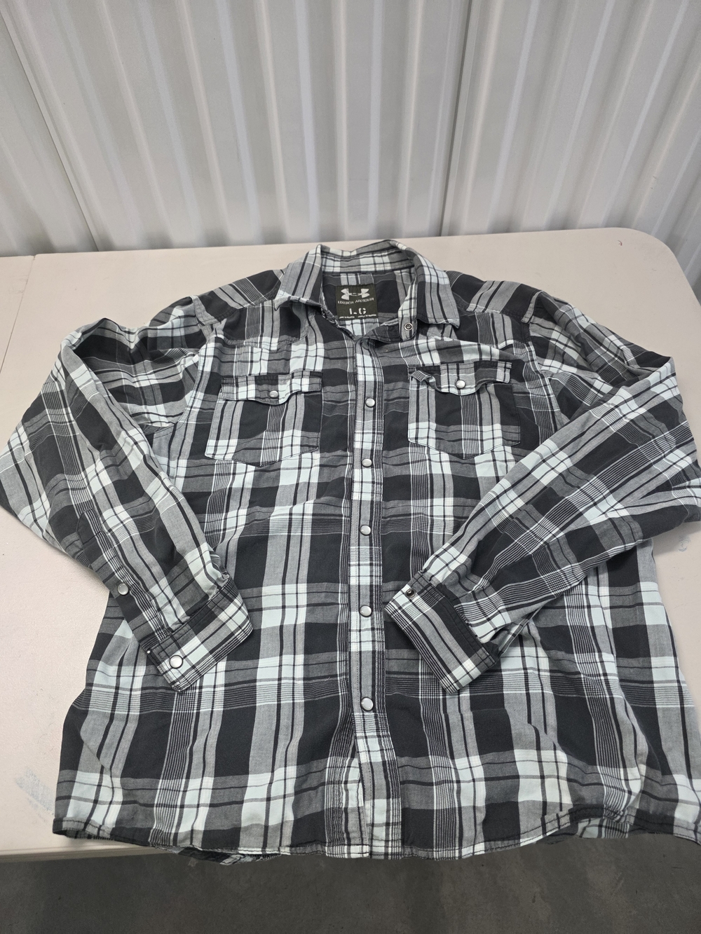 Under Armour Pearl Snap Western Shirt Men's Size Large